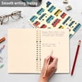 thumbnail image 5 of Buses Vehicle Ring Binder Notebook Journey Note Diary College Ruled Spiral Notebook Study Loose Leaf Paper A5 60 Pages, 5 of 8