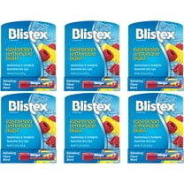 6 Pack Blistex Raspberry Lemonade Blast Fruit Blend Lip Balm, .15 Oz Each