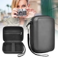 thumbnail image 2 of Black EVA Hard Shell Camera Storage Bag for Fujifilm Instax Mini Link 3, Mini Link 2, & Mini EVO Instant Cameras, Protective Travel Carrying Case with Zipper Closure, 2 of 8