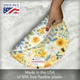 thumbnail image 6 of CounterArt "Floral Bee" 4-Pack Round Reversible Tabletop Placemats, 6 of 7