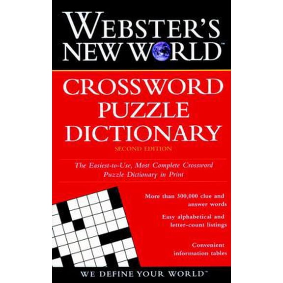 Pre-Owned Webster's New World Crossword Puzzle Dictionary (Paperback) 0028612124 9780028612126