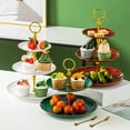 thumbnail image 3 of WRXMIJNHGSA Fruit Plate Under $10 European Fruit Plate Three Layer Dessert Rack Plastic Dry Fruit Plate Wedding Cake Plate Phnom Penh Fruit Plate Light Cake Rack, 3 of 3
