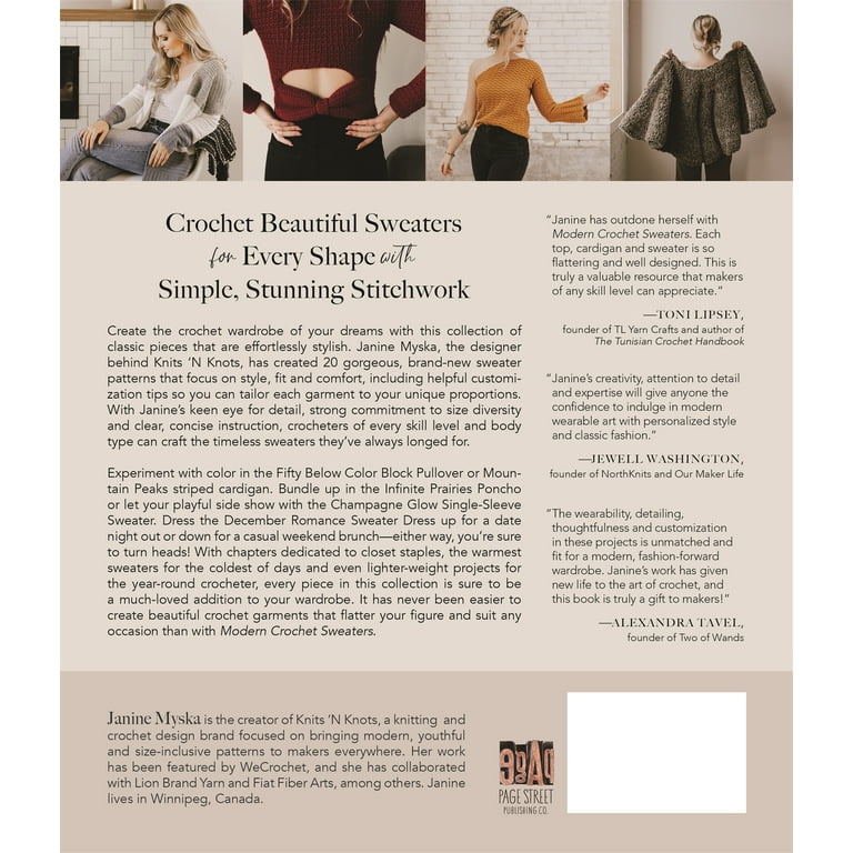 Crochet sweater shop book