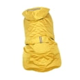thumbnail image 2 of Impermeable para perros grandes, con capucha, impermeable, para exteriores, para mascotas Amarillo 4XL, 2 of 9