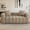 Brown, variant on Rophefx Comfy Chenille 2 Seater Deep Seat Couch, Boneless Cloud Couch,Compression Sofa for Living Room,White