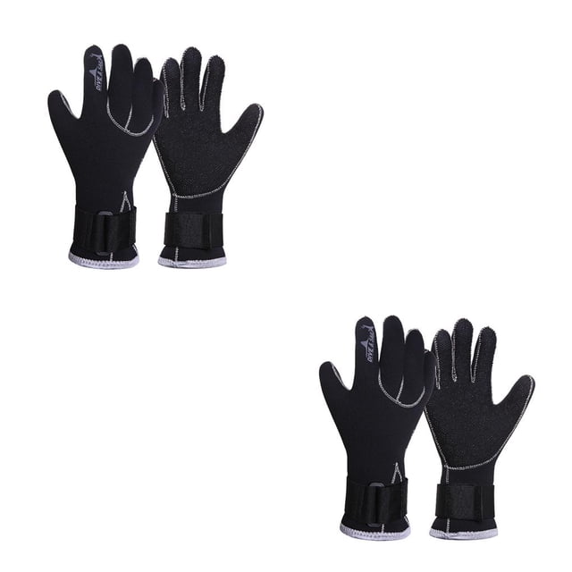 Greeniant Guantes de buceo de de buceo, guante cálido de 3MM, protección de manos con banda elástica, hebilla mágica, equipo térmico para L 2piezas Greeniant CBP192628