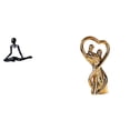 thumbnail image 1 of Estatua De Pareja De Pensadores Abstractos Creativos, Figura Decorativa, Escultura única Para Amantes, Adorno De Escritorio Para Entrada, Dormitorio, Inauguración De La Casa, Regalo De, 1 of 8
