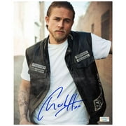 Charlie Hunnam Autographed Sons of Anarchy Redwood Original 8x10 Studio Photo