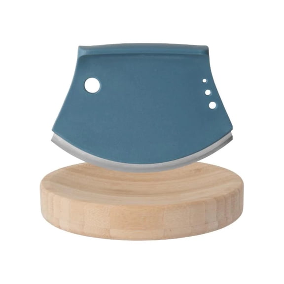 BergHOFF Leo 2Pc 6.25" Bamboo Herb Cutter Set, Blue