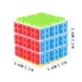 thumbnail image 2 of YWIYIUD 4PCS Practical and Portable Puzzle Cubes Suitable for Adults and Teens 2.2x2.2x2.2inch Sturdy and Smoot Cubes Puzzles Toys for Birthday Gifts and Class Prizes, 2 of 7