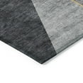 thumbnail image 4 of HomeRoots 579936 10 x 14 ft. Geometric Washable Indoor & Outdoor Rectangle Area Rug, Charcoal, Taupe & Gray, 4 of 5