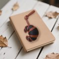 thumbnail image 4 of Llavero croissant Llavero de cuero Colgante para mochila portátil familiar, 4 of 4