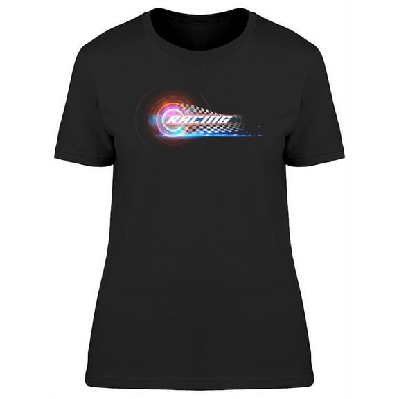 Racing Banner Design T-Shirt Women -Image by Shutterstock, Female XX-Large