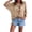 Apricot, variant on Womens Bohemian-Inspired Beige Crochet Top with V-Neck, Bohemian Crochet Tops for Women 