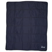 Slumberjack Elk Creek Insulated Indoor/Outdoor Blanket Quilt, Indigo, 60" L x 70" W