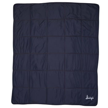 Slumberjack Elk Creek 45-Degree Insulated Adult Indoor/Outdoor ing Bags Blanket Quilt, Indigo, 60" L x 70" W