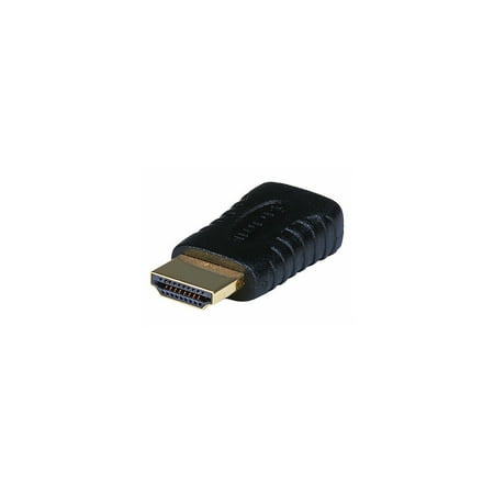 UPC: 0844660036548 | Monoprice HDMI Connector Male to HDMI Mini Connector Female Adapter Black 103654