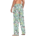 thumbnail image 5 of Cute Panda Strawberry Flower Sun Mens Pajama Pants Sleepwear Lounge Men's Pajama Bottoms Gift for Family, 5 of 6