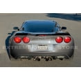 thumbnail image 2 of Replacement for 2005-2013 Chevrolet Corvette C6 All Models | ZR1 Extended Style ABS Plastic Painted Glossy Black Rear Trunk Lid Wing Spoiler (ABS Plastic - Glossy Black), 2 of 12