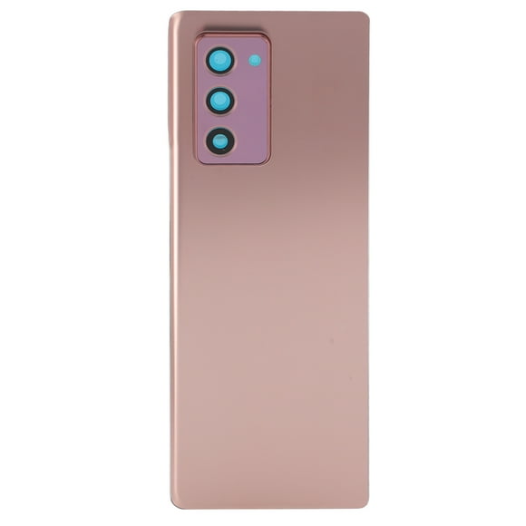 Back Glass Replacement Cover Case, Pre Installed Camera Lens Adhesive Back Cover Replacement Sleek Easy To Install with Tools for Smartphone Black,Brown