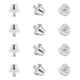 thumbnail image 1 of 12Pcs Football Shoe Replacement Spikes 11mm/13mm/15mm Quality Football Shoe Studs for 5MM Threaded Football Soccer Shoes Silver 13, 1 of 4