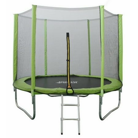 North Gear 8 Foot Trampoline Set with Safety Enclosure and