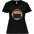 thumbnail image 3 of Inktastic Movie Film Clapboard Women's Plus Size T-Shirt, 3 of 5