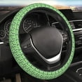 thumbnail image 5 of Rateoe Happy St. Patrick's Day Pattern Elastic Stretch Steering Wheel Cover, Universal 15 inch, Microfiber Breathable , Anti-Slip, Odorless, Easy Carry, 5 of 6