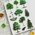 thumbnail image 5 of 1 Sheet Clear Stamp Woods Trees Background Transparent Rubber Stamps Reusable Silicone Clear Stamp Seals for Card Making Decoration DIY Scrapbooking Album Decor Craft colorful, 5 of 9