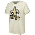 thumbnail image 2 of Women's New Era Cream New Orleans Saints Chrome Sideline T-Shirt, 2 of 3