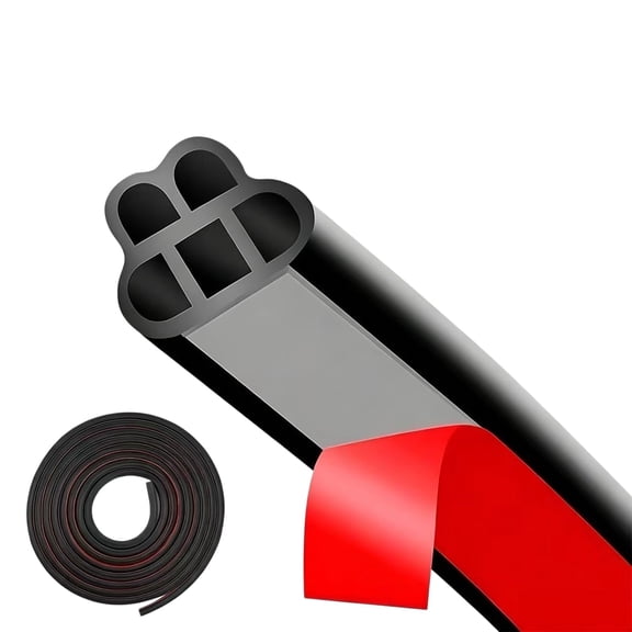 Car Door Seal Strip, EPDM Rubber Weather Stripping Wind Noise Reducer, Auxiliary Sealing Strip for Chevrolet Equinox 2005-2026, Universal for Car Truck RV SUV Hood and Tailgate