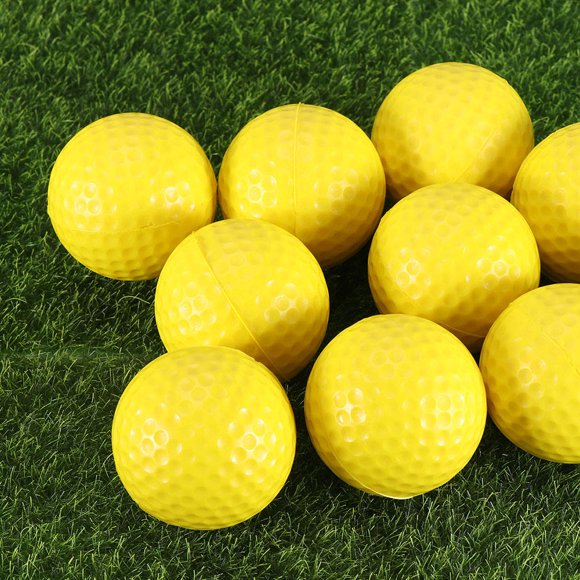 Nestingho 12Ud Pelotas De Golf Suaves Amarillas Para Entrenamiento Y Ejercicios De Golf