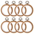 thumbnail image 1 of Aros para bordar redondos Framendino, 8 unidades, madera imitada, 8 cm, 1 of 6