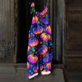 thumbnail image 7 of BOMYJESK Women's Halloween Jumpsuits Cartoon Pumpkin One Piece Sleeveless Rompers Pants 2026 Fall Baggy Overalls Purple L, 7 of 7