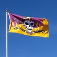 thumbnail image 3 of In the Breeze 3643 - Flintlock Pirette Grommet Flag - 3'x5' Colorful Pirate Flag, 3 of 5