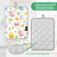 thumbnail image 6 of Yayeee Pot Holders Kitchen Heat Resistant with Pockets 7"x9.8" Cotton Oven Cooking Hot Pads, Colorful Easter Eggs, 6 of 7