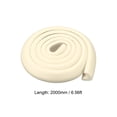 thumbnail image 2 of Unique Bargains Protège-Coins Protecteurs de Bords 6,56 Pi (2 m), Paquet Pare-Chocs de Sécurité en Mousse en Forme de L, Beige, 2 of 5
