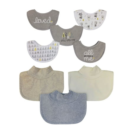 

Parents Choice Baby Boy or Girl Bibs 8 piece