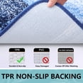 thumbnail image 4 of Alfombras de baño Arotive Microfiber Shaggy Soft Absorbentes, 4 of 9