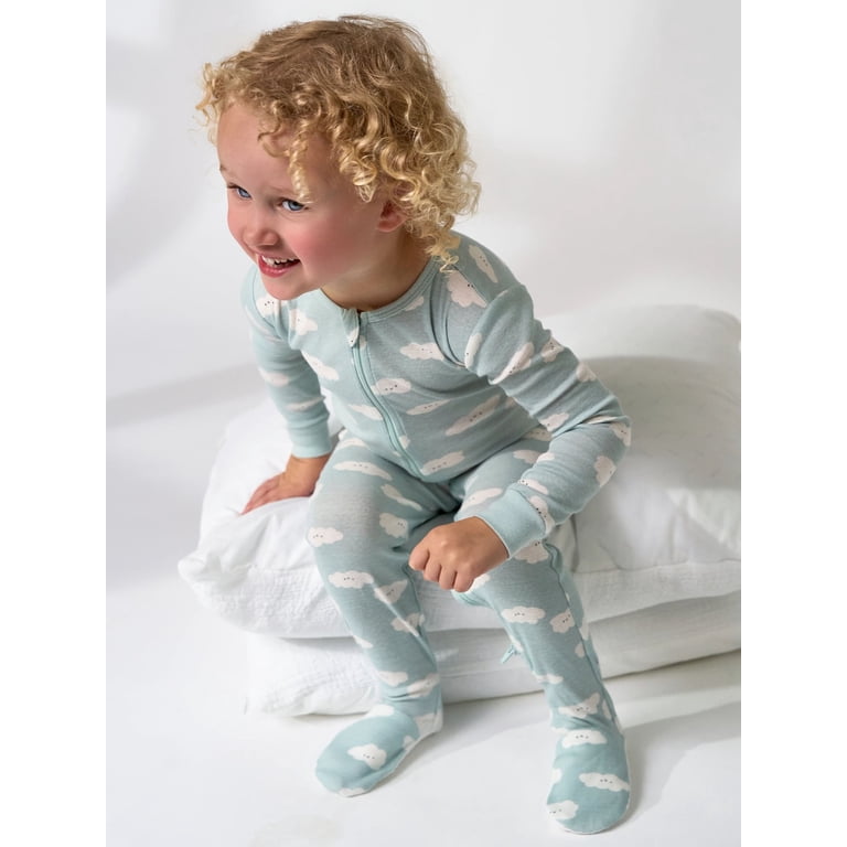 Gerber Baby and Toddler Footed Unionsuits, 4-Pack photo 3