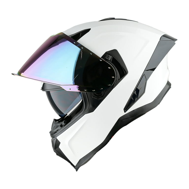 1 storm full face motorcycle helmet 1Storm Dual Lens/Sun Visor: AH15 Glossy Silver / M(55-56 cm 21.7/22.0 Inch ) Size Chart 1Storm Motorcycle Modular Full Face