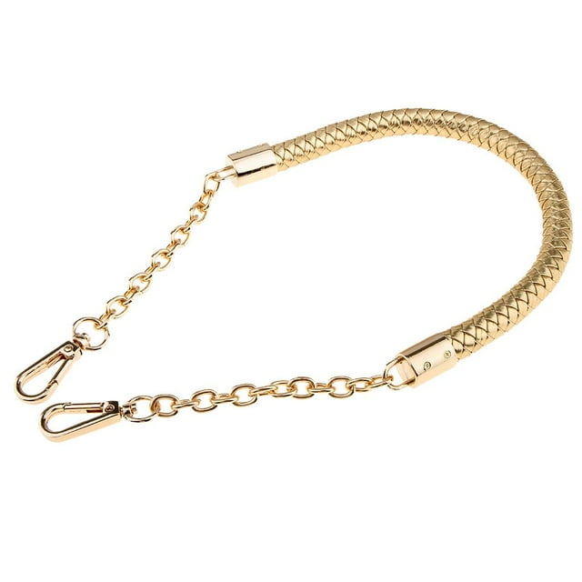 Bolso de mano de cuero PU Hugo 60cm con correa Reemplazo de asa de cadena Oro