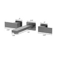 thumbnail image 4 of ZLINE Bliss Wall Mount Bath Faucet in Gun Metal (BLS-BFW-GM), 4 of 4