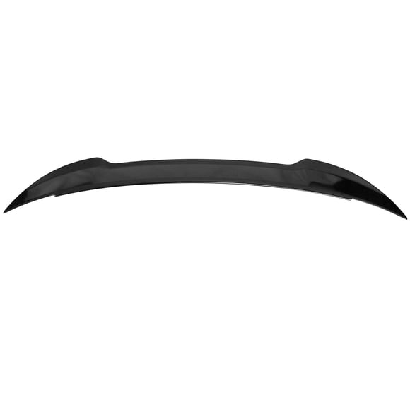 IKON MOTORSPORTS , Aile de Spoiler Arrière Compatible avec 2015-2022 Dodge Charger, Aile de Spoiler Trunk Lip ABS Gloss Noir Style V3, 2016 2017 2018 2019 2020
