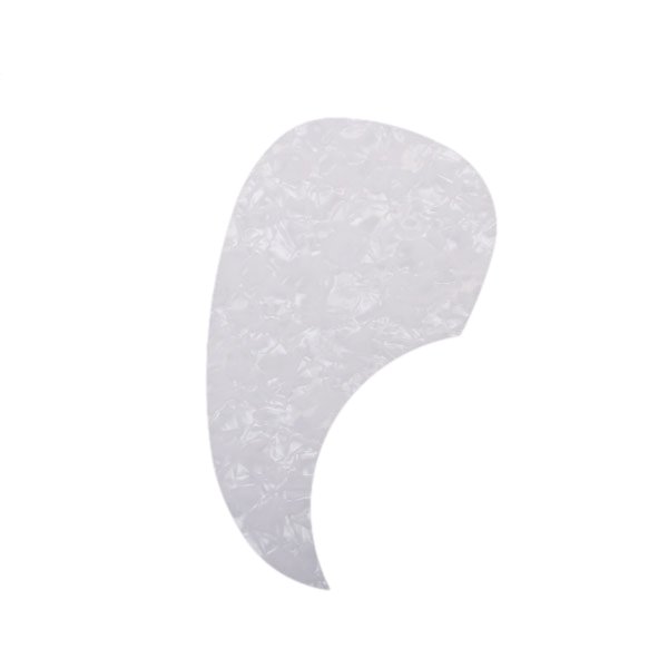 De Protección Antiarañazos De Carcasa Con la adaptaciónción A La Guitarra Acústica Gloria color blanco perla