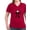 Garnet, variant on CafePress - Pi A La Mode Women's V Neck Dark T Shirt - Women's V-Neck Dark T-Shirt