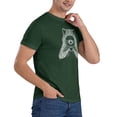 thumbnail image 5 of Love Raccoon Men'S Basic Short Sleeve T-Shirt Dark Green Medium, 5 of 5