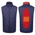 thumbnail image 1 of Men's USB heating vest heating vest warm heating clothes smart constant temperature vest, 1 of 4