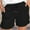 Black, variant on OKBOP Womens Shorts Casual Green Straight-Leg Elastic Waist Casual Relaxed Fit Capris