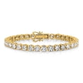 thumbnail image 3 of Auriga Fine Jewelry 14K Yellow Gold Lab Grown Diamond 7 inch Tennis Bracelet for Women (Clarity- VS, Color- FGH), 3 of 5